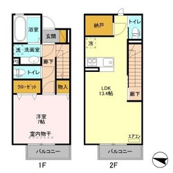 マンテネールの物件間取画像